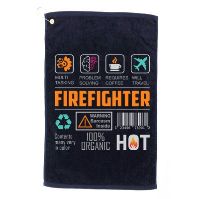 What It Means To Be A Firefighter Golf Towel