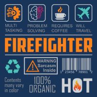 What It Means To Be A Firefighter Women's V-Neck T-Shirt