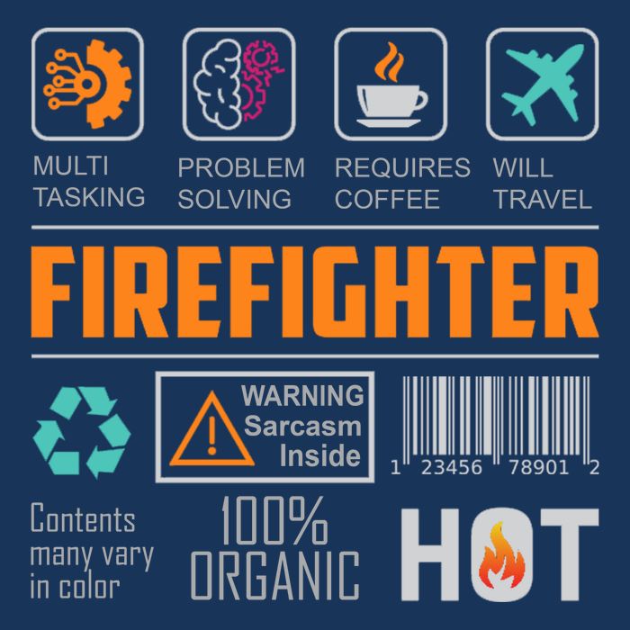 What It Means To Be A Firefighter Women's V-Neck T-Shirt