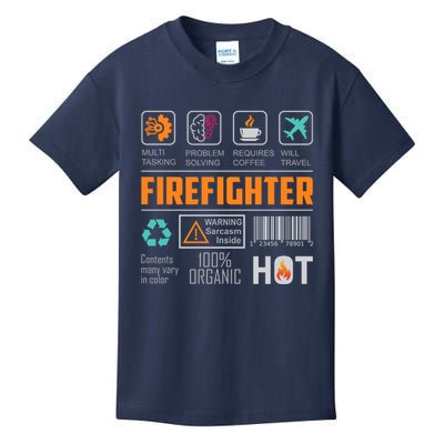 What It Means To Be A Firefighter Kids T-Shirt