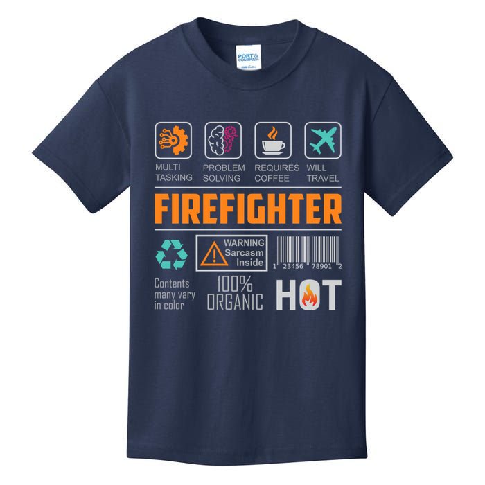 What It Means To Be A Firefighter Kids T-Shirt