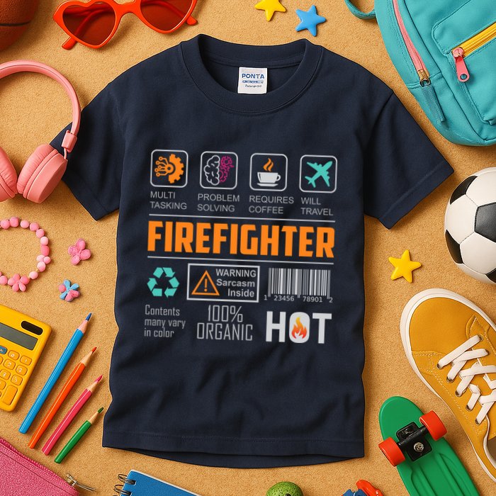 What It Means To Be A Firefighter Kids T-Shirt