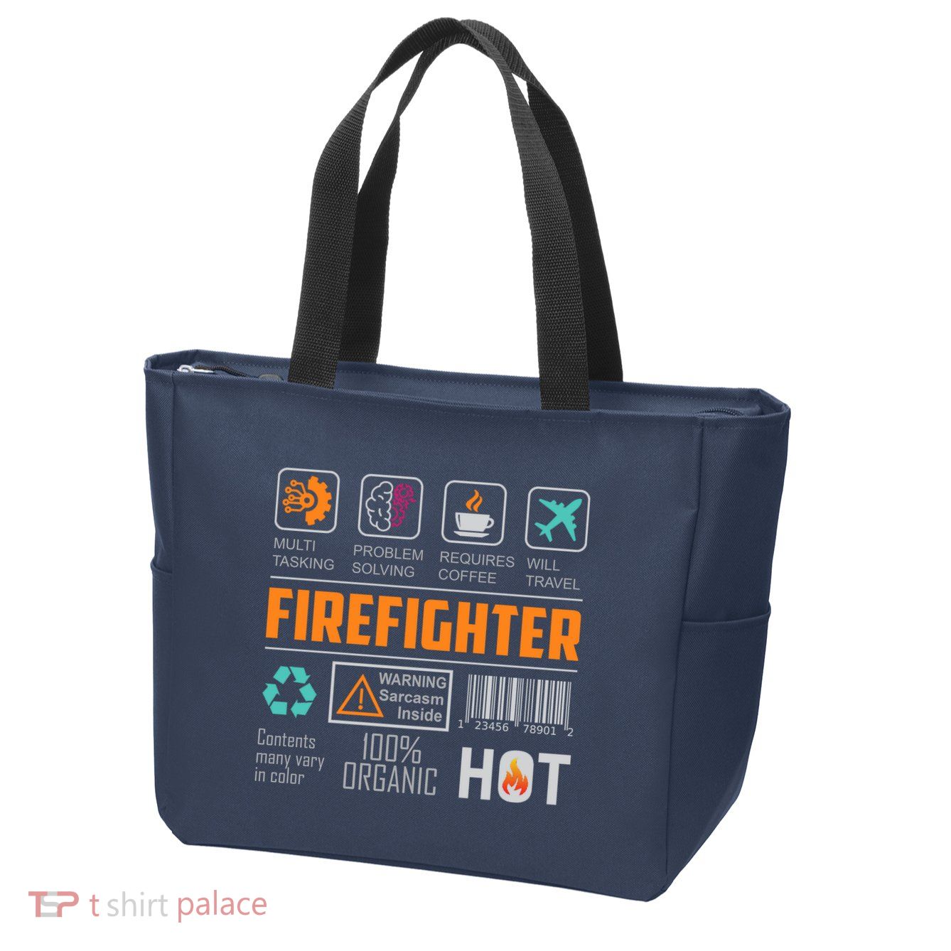 What It Means To Be A Firefighter Zip Tote Bag