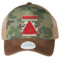 Warning I May Spontaneously Talk About Biden Trains Railroad Legacy Tie Dye Trucker Hat