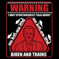 Warning I May Spontaneously Talk About Biden Trains Railroad Cooling Performance Long Sleeve Crew