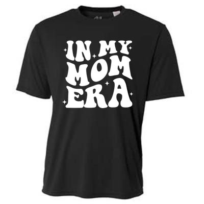 Women In My Mom Era Lover Groovy Retro Mama Mothers Day Cooling Performance Crew T-Shirt