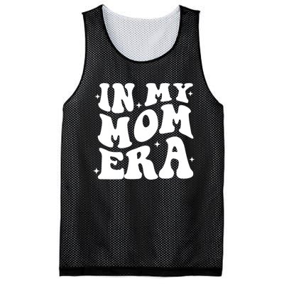 Women In My Mom Era Lover Groovy Retro Mama Mothers Day Mesh Reversible Basketball Jersey Tank