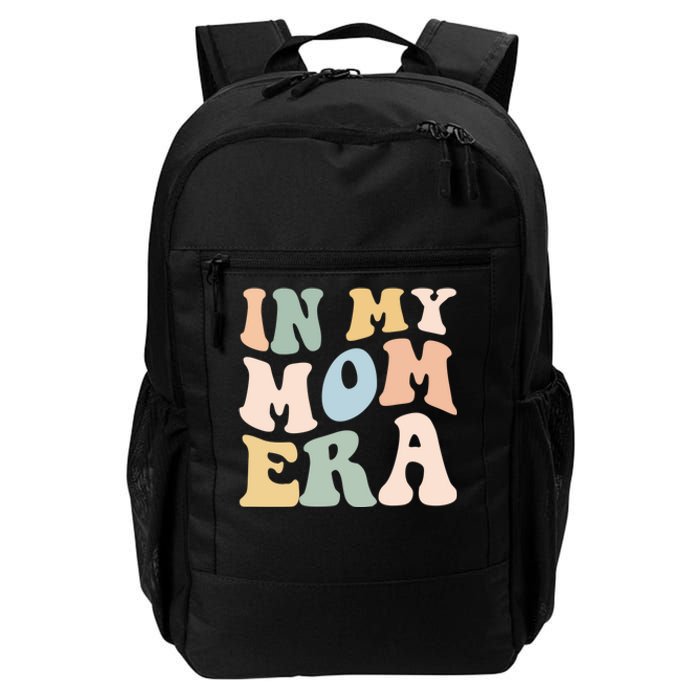 Women In My Mom Era Lover Groovy Retro Mama Mothers Day Daily Commute Backpack