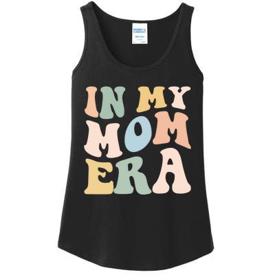 Women In My Mom Era Lover Groovy Retro Mama Mothers Day Ladies Essential Tank