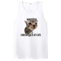 Warning I Meow Back At Cats PosiCharge Competitor Tank