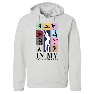 Women In My Gymnastics Era Retro Gymnast Lover Performance Fleece Hoodie