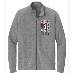 Women In My Gymnastics Era Retro Gymnast Lover Stretch Full-Zip Cadet Jacket