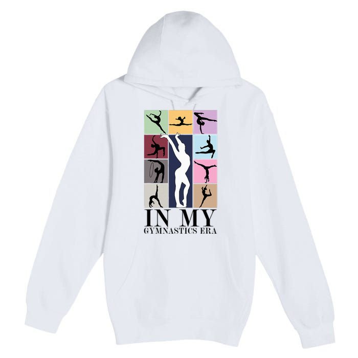 Women In My Gymnastics Era Retro Gymnast Lover Premium Pullover Hoodie