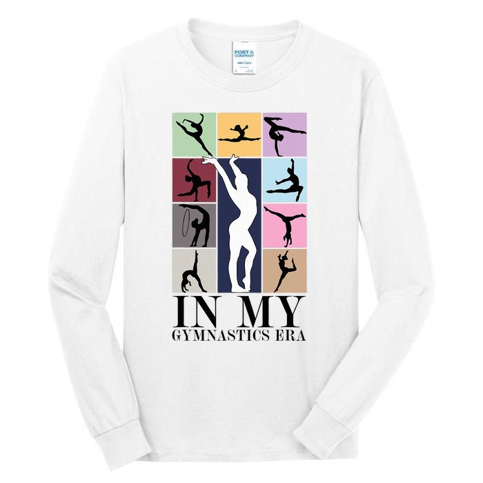 Women In My Gymnastics Era Retro Gymnast Lover Tall Long Sleeve T-Shirt