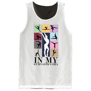 Women In My Gymnastics Era Retro Gymnast Lover Mesh Reversible Basketball Jersey Tank