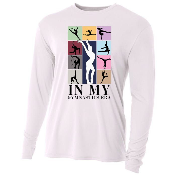 Women In My Gymnastics Era Retro Gymnast Lover Cooling Performance Long Sleeve Crew