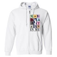 Women In My Gymnastics Era Retro Gymnast Lover Full Zip Hoodie