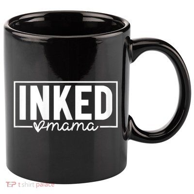 Womens Inked Mama 11oz C Handle Ceramic Mug