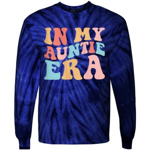 Wo In My Auntie Era Groovy Tank Top Tie-Dye Long Sleeve Shirt