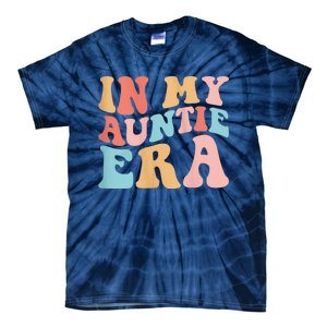 Wo In My Auntie Era Groovy Tank Top Tie-Dye T-Shirt