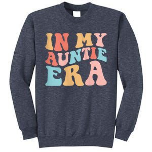 Wo In My Auntie Era Groovy Tank Top Sweatshirt