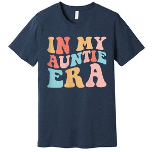 Wo In My Auntie Era Groovy Tank Top Premium T-Shirt