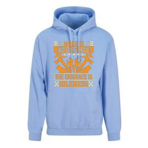 Work Is No Disgrace Is Idleness Labor Day Gift Unisex Surf Hoodie