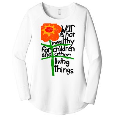 War Is Not Healthy For Children And Other Living Things Women's Perfect Tri Tunic Long Sleeve Shirt