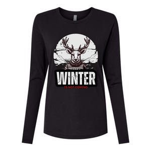 Winter Is Not Coming Sunshine Summer Graphic Fashion Funny Womens Cotton Relaxed Long Sleeve T-Shirt