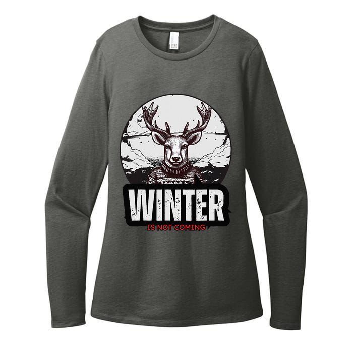 Winter Is Not Coming Sunshine Summer Graphic Fashion Funny Womens CVC Long Sleeve Shirt