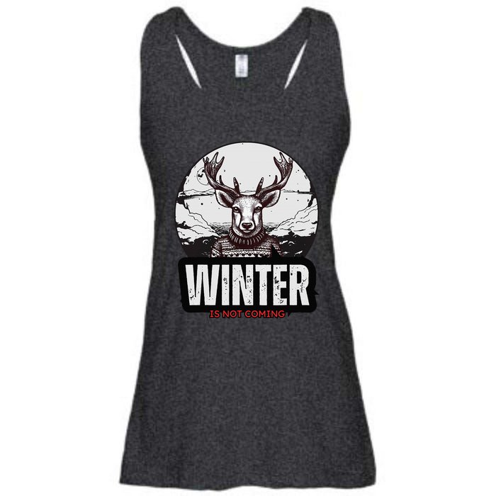 Winter Is Not Coming Sunshine Summer Graphic Fashion Funny Ladies Essential Flowy Tank