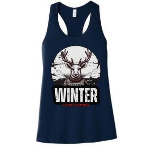 Winter Is Not Coming Sunshine Summer Graphic Fashion Funny Women's Racerback Tank