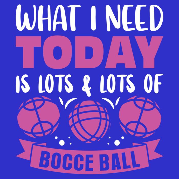 What I Need Today Is Lots And Lots Of Bocce Ball Cute Gift Visor