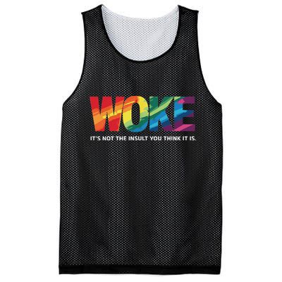 Woke ItS Not The Insult You Think It Is Mesh Reversible Basketball Jersey Tank
