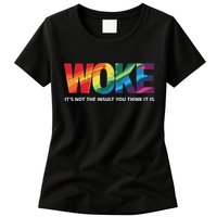 Woke ItS Not The Insult You Think It Is Womens T-Shirt