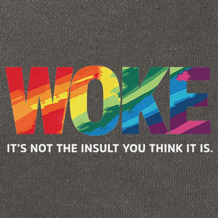 Woke ItS Not The Insult You Think It Is Cotton Canvas Backpack