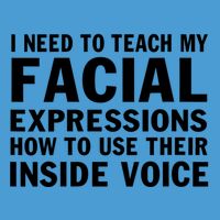 Womens I Need To Teach My Facial Expressions How To Use Their Voice Tie Dye Hoodie