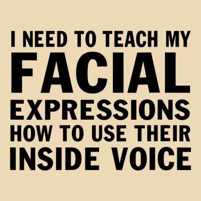 Womens I Need To Teach My Facial Expressions How To Use Their Voice Bag