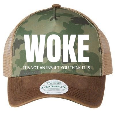 Woke Is Not An Insult Legacy Tie Dye Trucker Hat