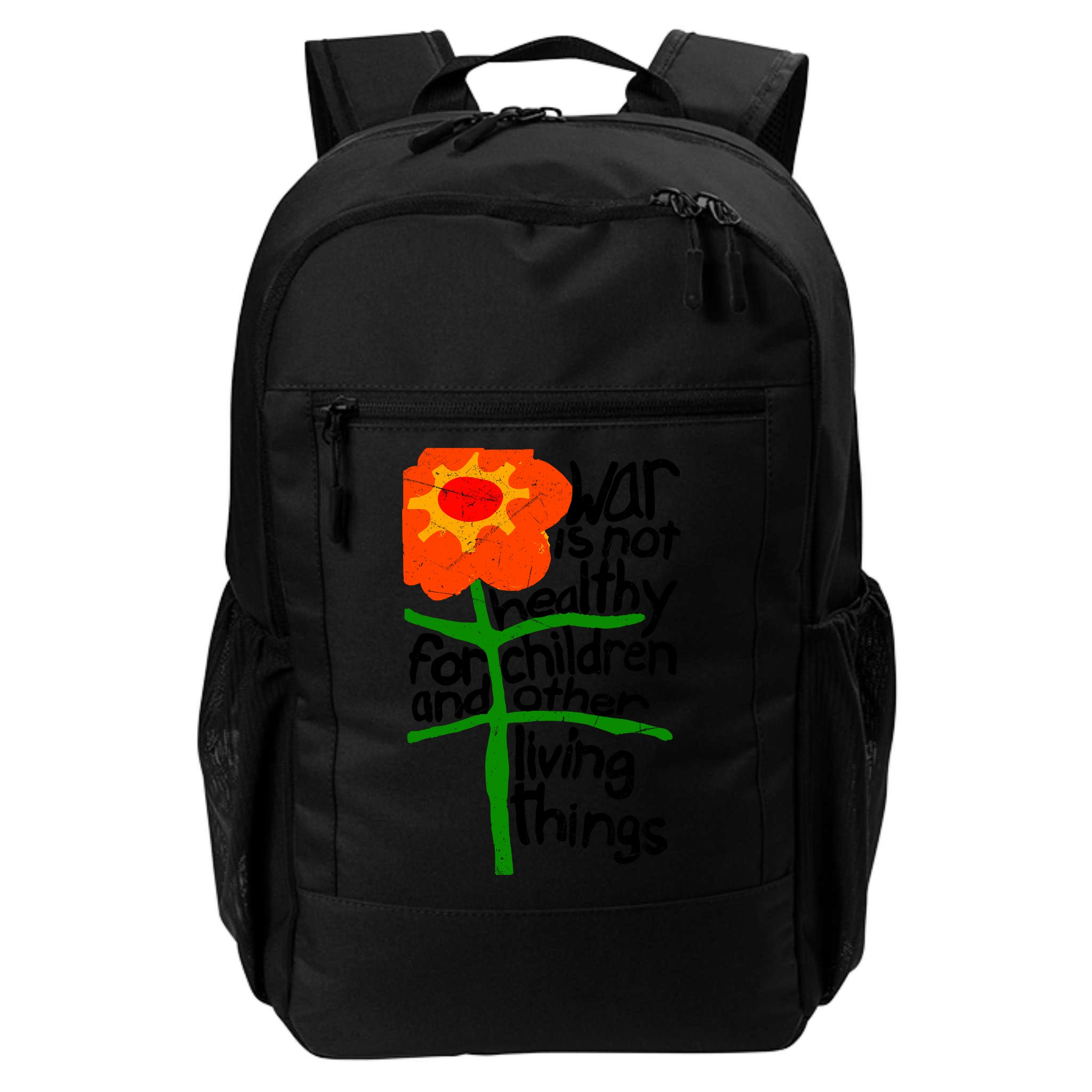 War Is Not Healthy For Children And Other Living Things Backpack