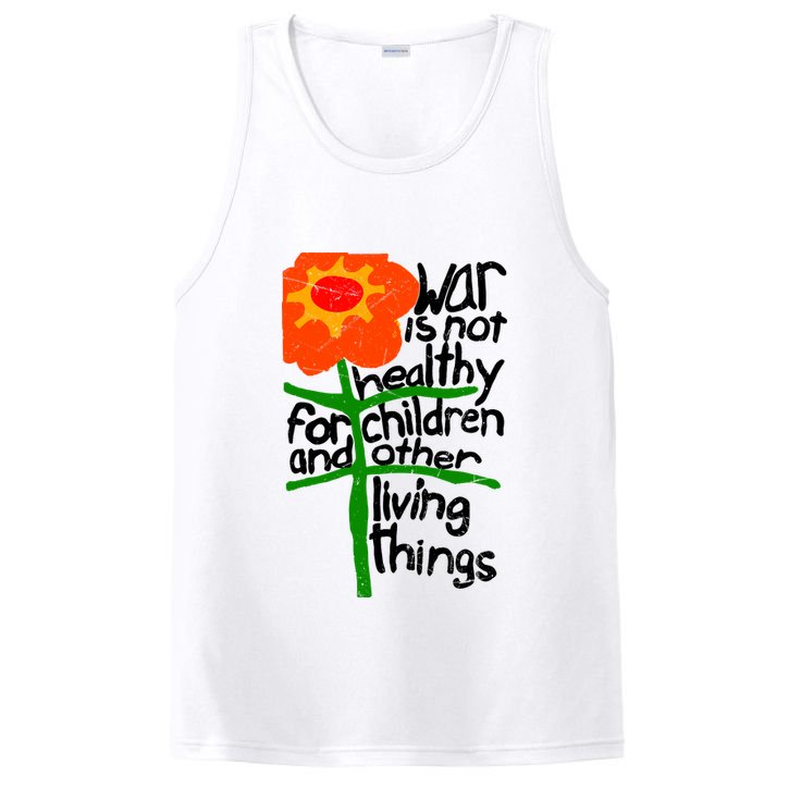 War Is Not Healthy For Children And Other Living Things PosiCharge Competitor Tank