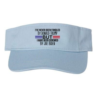 Wo I’ve Never Been Fondled By Donald Trump But Screwed By Biden V-Neck Visor