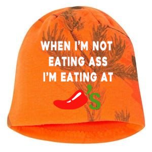 When IM Not Eating Ass IM Eating At ChiliS Kati - Camo Knit Beanie