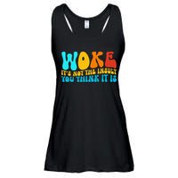 Woke It’S Not The Insult You Think It Is Ladies Essential Flowy Tank