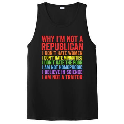 Why IM Not A Republican I Am Not A Traitor PosiCharge Competitor Tank