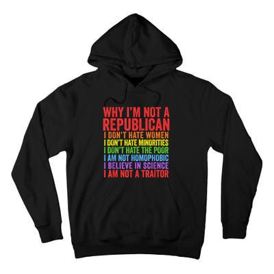 Why IM Not A Republican I Am Not A Traitor Tall Hoodie