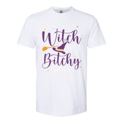 Witching Im Not A Basic Witch Funny Halloween Witch Great Gift Softstyle® CVC T-Shirt