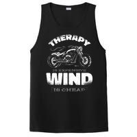 Wind Is Cheap Therapy Is Expensive Motorcycle PosiCharge Competitor Tank