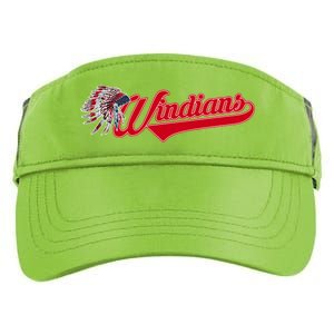 Windians Cleveland 22 Win Streak Baseball Adult Drive Performance Visor