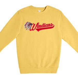 Windians Cleveland 22 Win Streak Baseball Premium Crewneck Sweatshirt